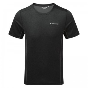 Black Men's Montane Dart T Shirts | AMT2647SJ