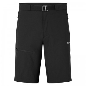 Black Men's Montane Tenacity Shorts | BNS3916RO