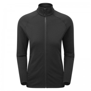 Black Women's Montane Protium Fleece Jackets | NVQ5561MQ