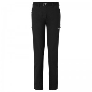 Black Women's Montane Terra Stretch Trousers | FOQ4887AJ