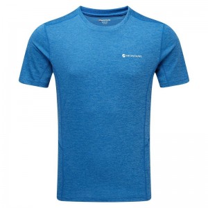 Blue Men's Montane Dart T Shirts | XCJ594FP