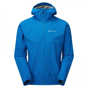 Blue Men's Montane Minimus Lite Waterproof Jackets | QRQ671AP