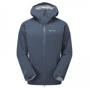 Blue Men's Montane Phase XT Waterproof Jackets | VMZ7071VH