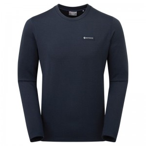 Dark Blue Men's Montane Protium Sweaters | PUQ2426TN