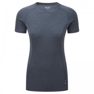 Dark Blue Women's Montane Dart T Shirts | CRP2930WR