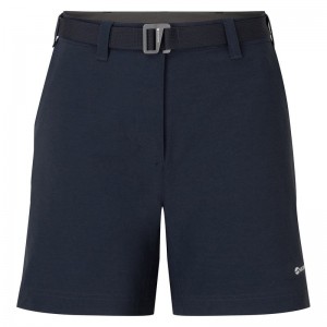 Dark Blue Women's Montane Terra Stretch Lite Shorts | TYS2834JE