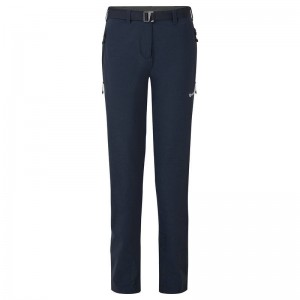 Dark Blue Women's Montane Terra Stretch Trousers | EAE7955RV