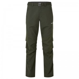 Dark Green Men's Montane Terra Pants | TSP7651WQ