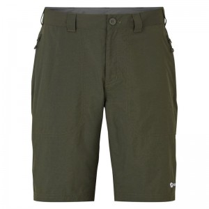 Dark Green Men's Montane Terra Shorts | ZII4190KZ