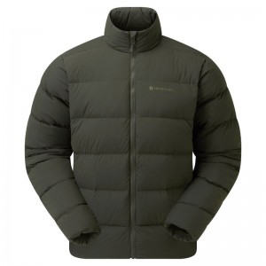 Dark Green Men's Montane Tundra Down Jackets | IED7590RT