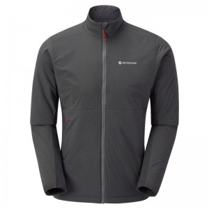 Dark Grey Men's Montane Fireball Lite Insulated Jackets | NWE6359QV