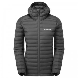 Dark Grey Women's Montane Icarus Lite Hooded Jackets | DLQ5354WE