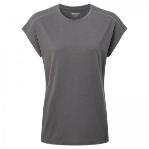 Dark Grey Women's Montane Mira T Shirts | AZG6129XL