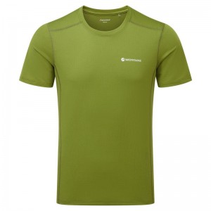 Green Men's Montane Dart Lite T Shirts | VHO3567AU