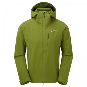 Green Men's Montane Dyno LT Softshell Jackets | MCB5569CT