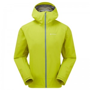 Green Men's Montane Phase Lite Waterproof Jackets | MQE5637OZ