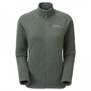 Grey Green Women's Montane Chonos Fleece Jackets | YNB766QH