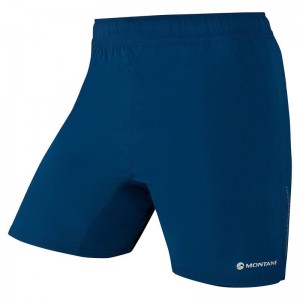 Navy Blue Men's Montane Dragon 7" Shorts | WNJ7765FL