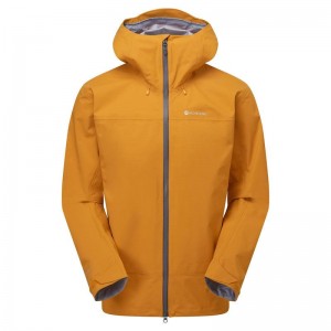 Orange Men's Montane Phase XT Waterproof Jackets | DZT6384MR