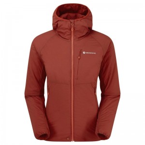 Orange Red Women's Montane Fireball Softshell Jackets | PSO1081QI