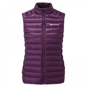 Purple Women's Montane Anti-Freeze Down Vest | TUD8356FR