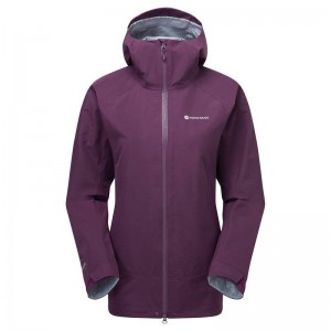 Purple Women's Montane Phase Waterproof Jackets | IOF296EK