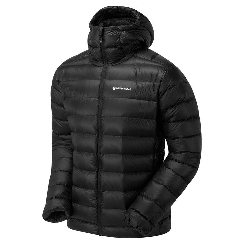 Black Men's Montane Alpine 850 Lite Hooded Down Jackets | XTK1953NZ