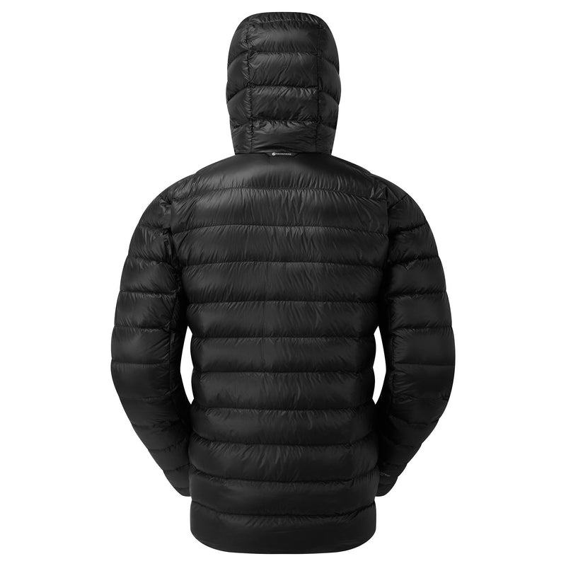 Black Men's Montane Alpine 850 Lite Hooded Down Jackets | XTK1953NZ