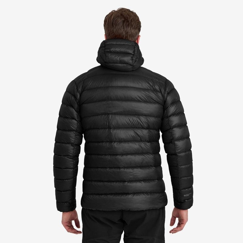 Black Men's Montane Alpine 850 Lite Hooded Down Jackets | XTK1953NZ