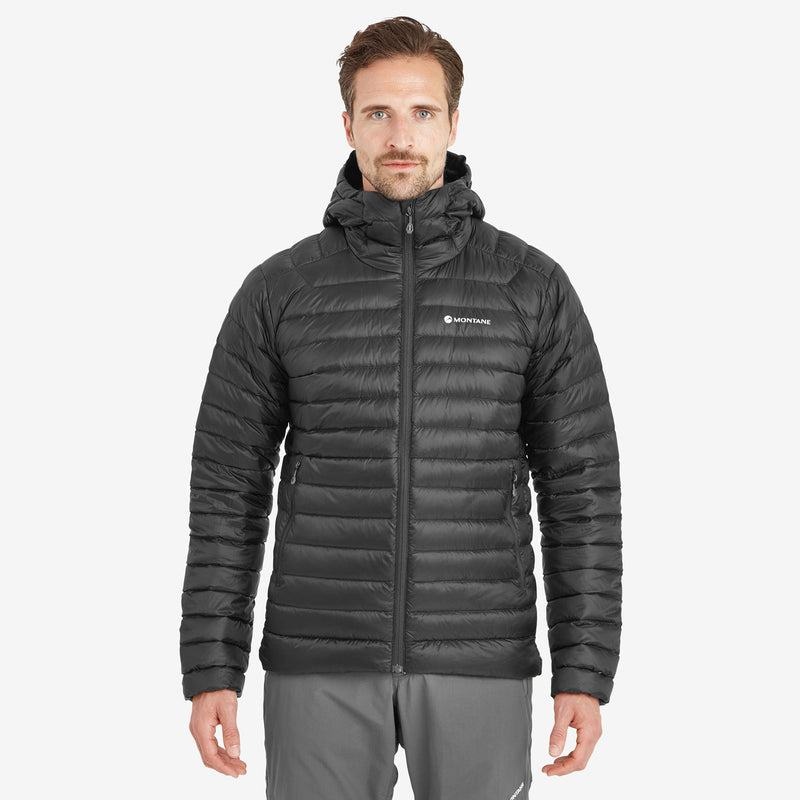 Black Men's Montane Anti-Freeze Hooded Down Jackets | ATB4494YI