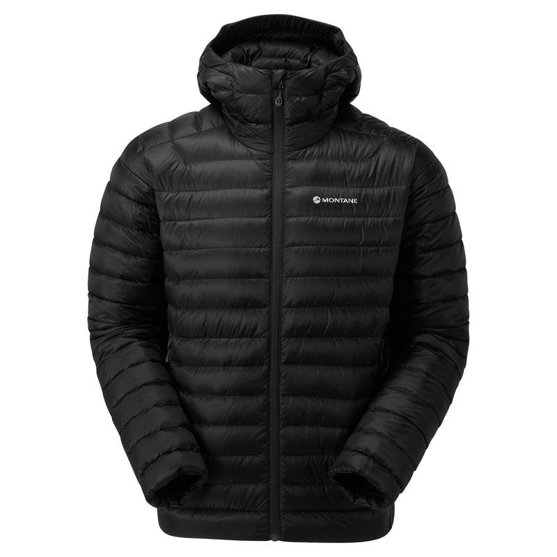 Black Men\'s Montane Anti-Freeze Hooded Down Jackets | ATB4494YI