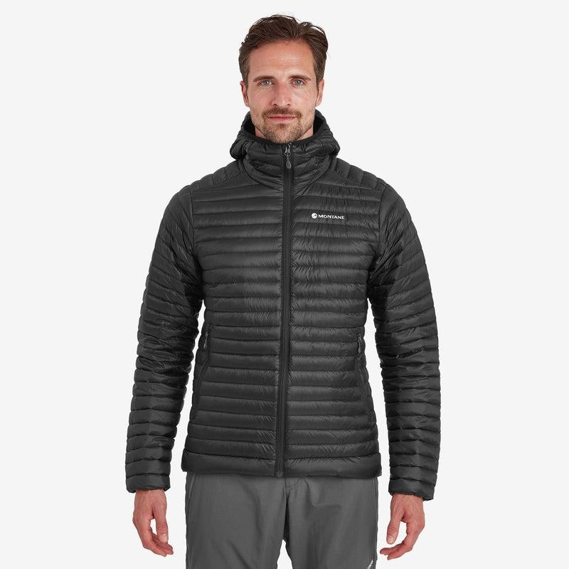 Black Men's Montane Anti-Freeze Lite Hooded Down Jackets | PXR8362GJ