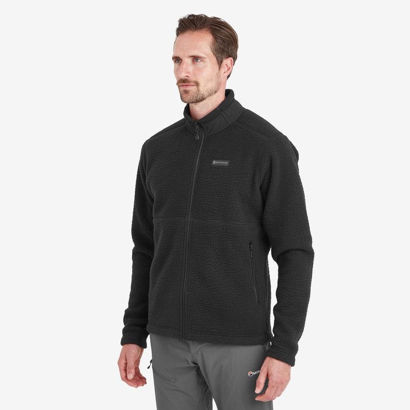 Black Men's Montane Chonos Fleece Jackets | XLY6361KU