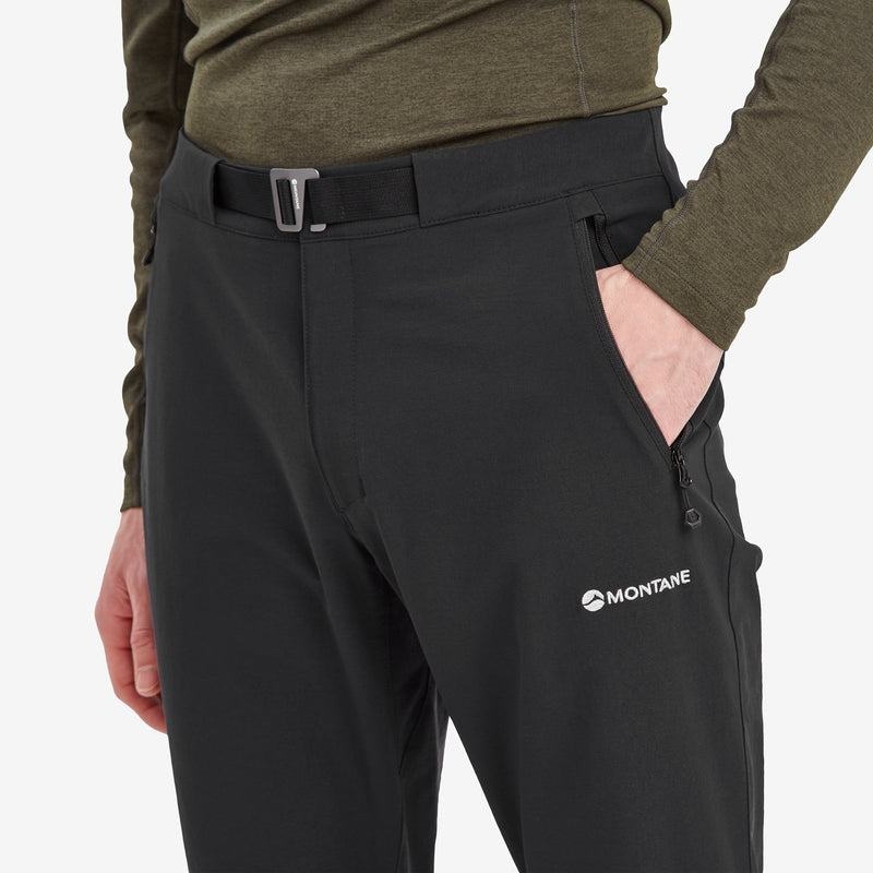 Black Men's Montane Dynamic Lite Stretch Pants | NUZ66100XD