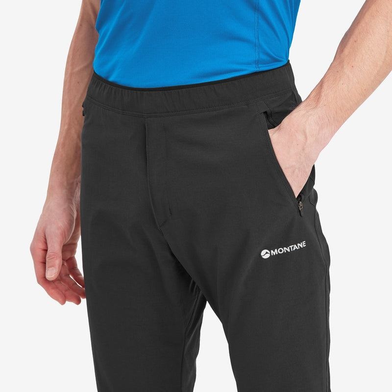 Black Men's Montane Dynamic Nano Pants | UIM7984BT