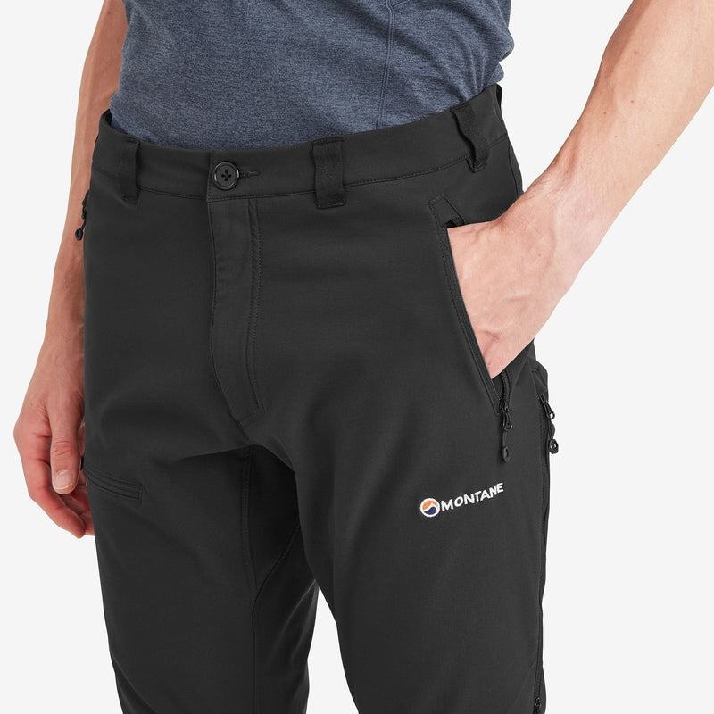 Black Men's Montane Dynamic XT Thermal Mountain Pants | IPQ181BN