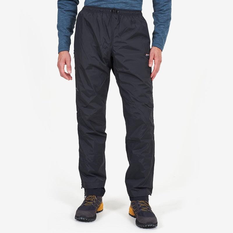 Black Men's Montane Dynamo Waterproof Pull-Over Trousers | TPS48100NA