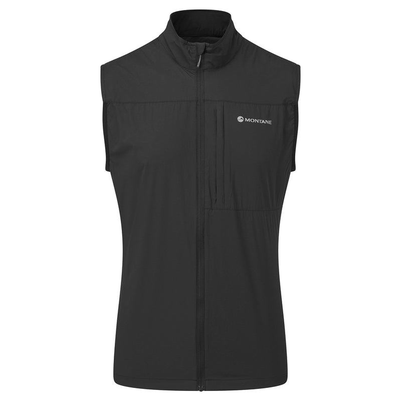 Black Men\'s Montane Featherlite Windproof Vest | MYV6182PR