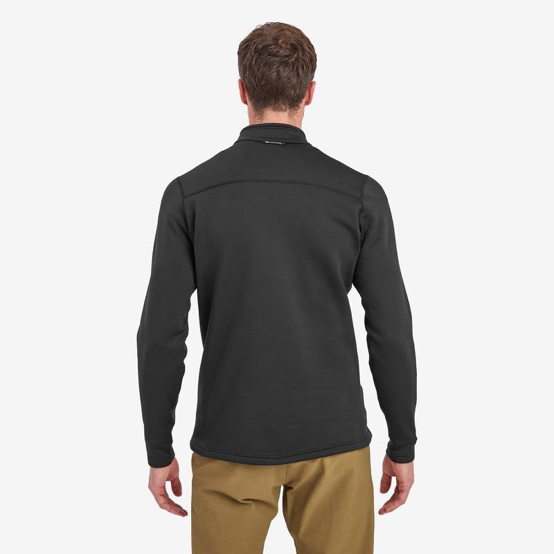 Black Men's Montane Fury Zip Pull-On Fleece | TVO9596KN