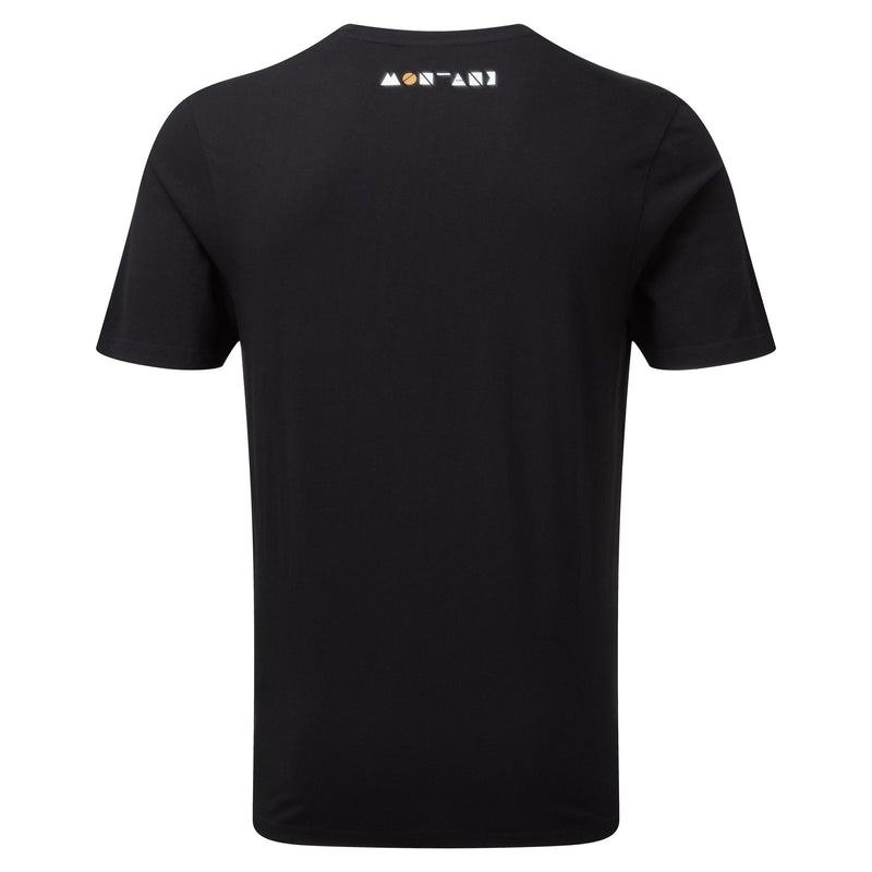 Black Men's Montane Geometry T Shirts | XVZ4452VP