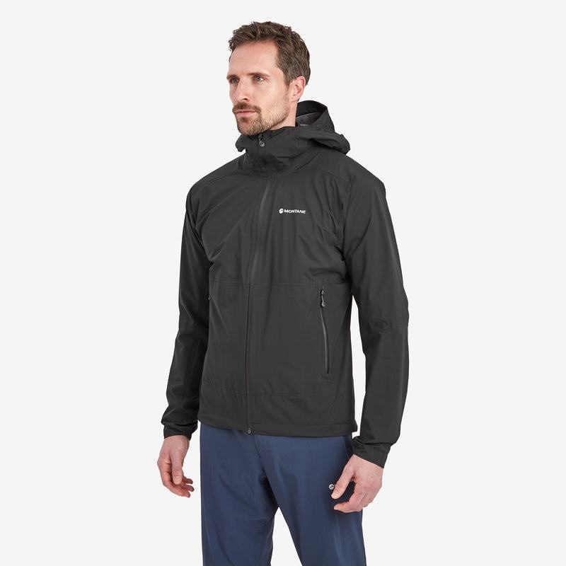 Black Men's Montane Minimus Lite Waterproof Jackets | MIV8489NG