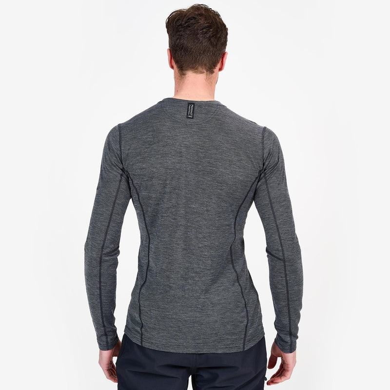 Black Men's Montane Primino 140 Long Sleeve T Shirts | VCE24100DO