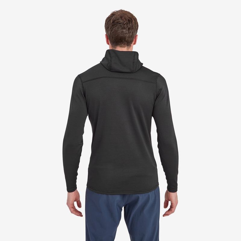 Black Men's Montane Protium Lite Hooded Pull On Fleece | CHB7826EQ