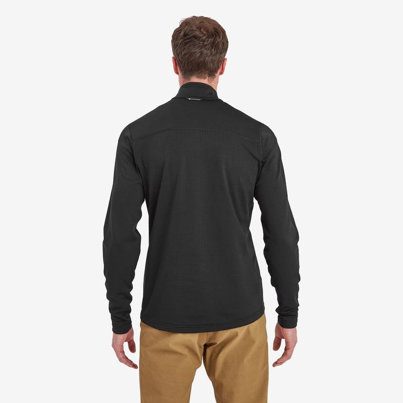 Black Men's Montane Protium Pull On Fleece | IFX6223LJ