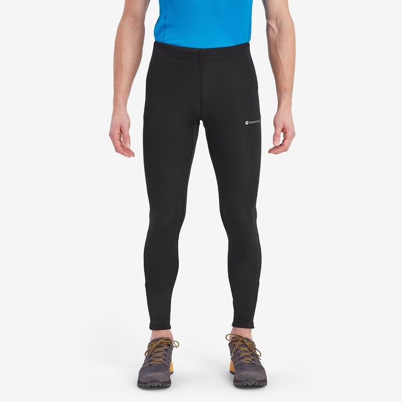 Black Men's Montane Slipstream Trail Running Leggings | YPF7356BN