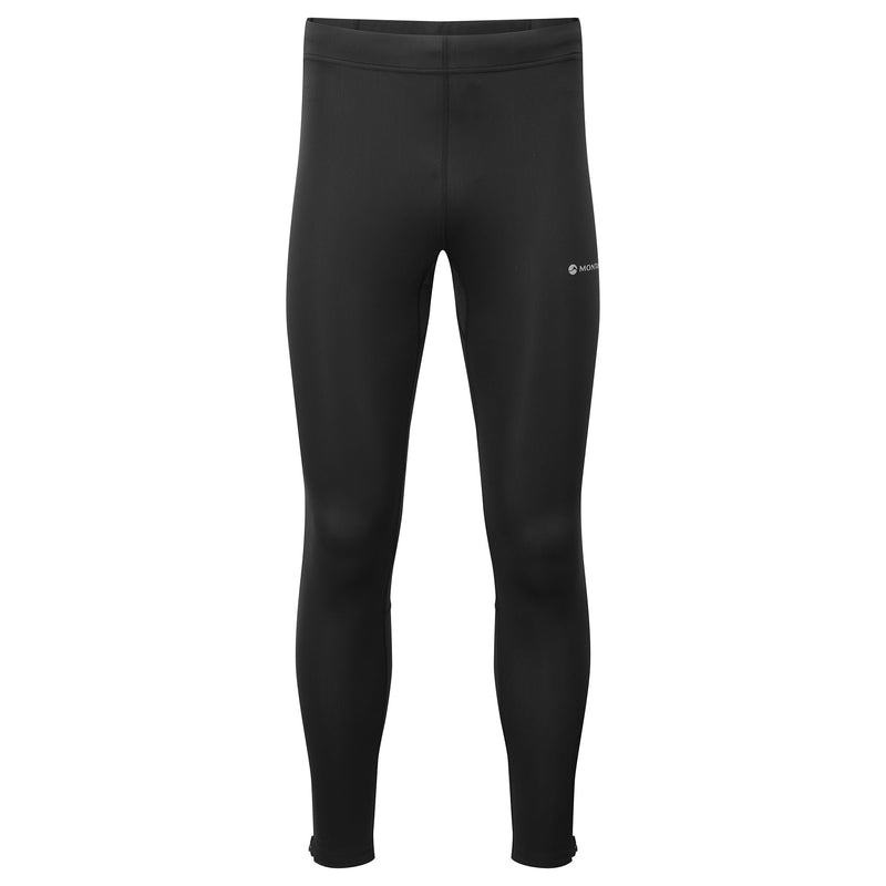 Black Men\'s Montane Slipstream Trail Running Leggings | YPF7356BN