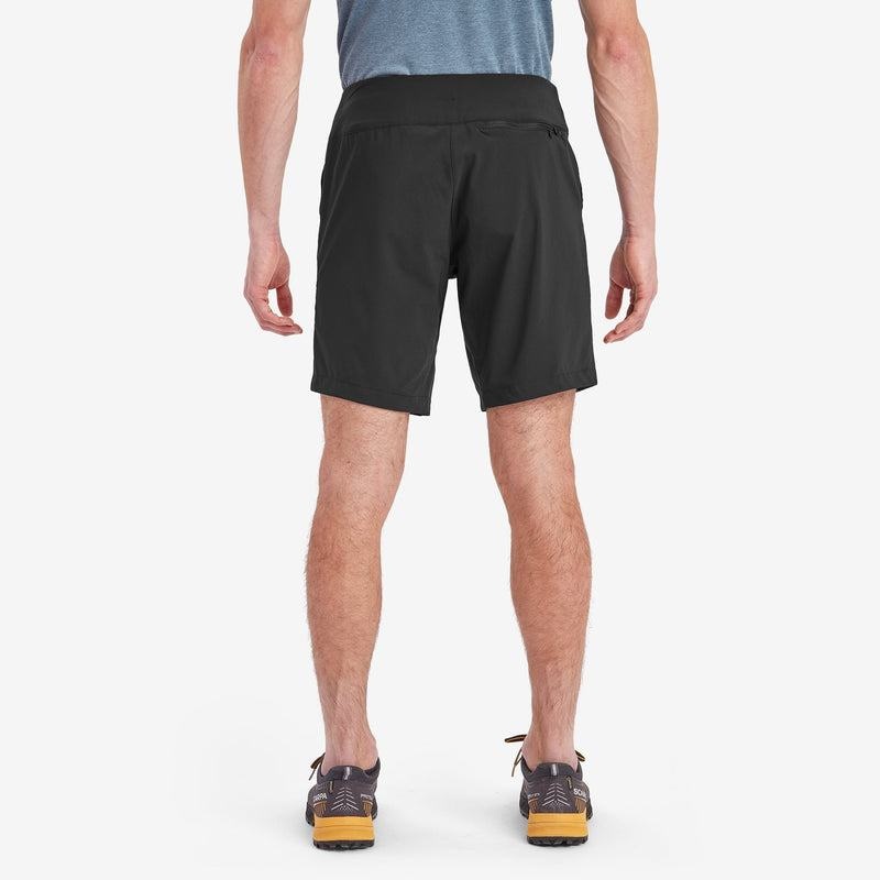 Black Men's Montane Tenacity Lite Shorts | DJA8487MD