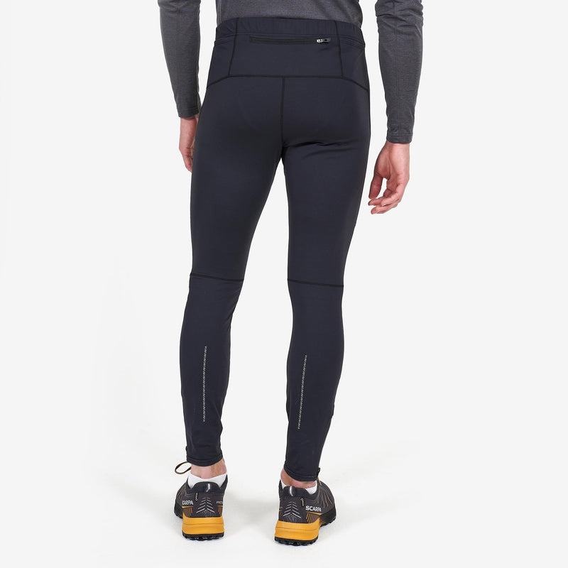 Black Men's Montane Thermal Trail Leggings | EYB428GL