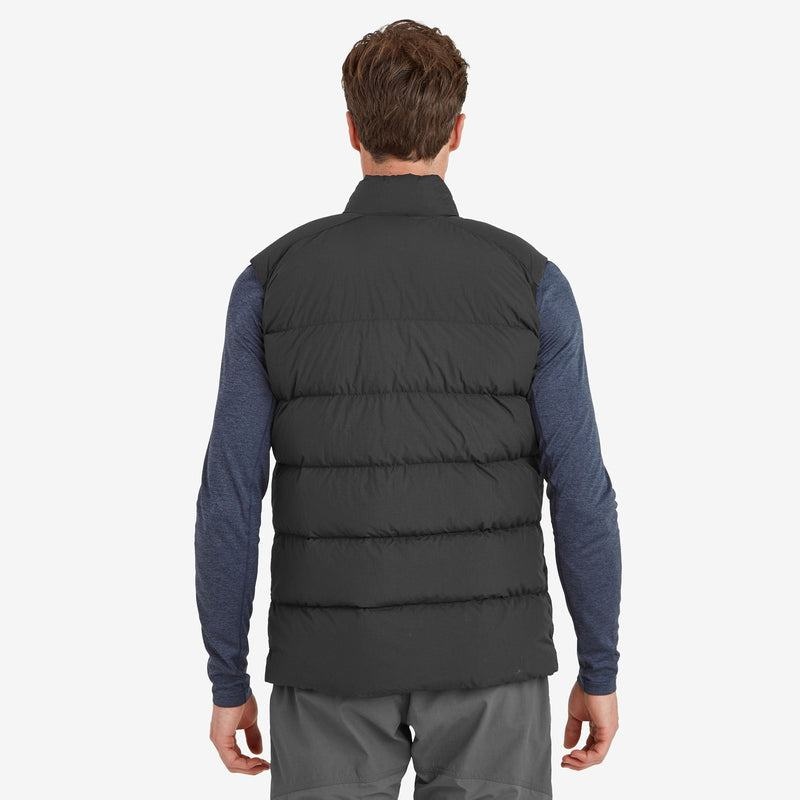 Black Men's Montane Tundra Down Vest | TOO5433OY