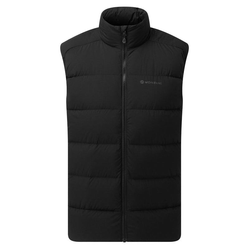 Black Men\'s Montane Tundra Down Vest | TOO5433OY